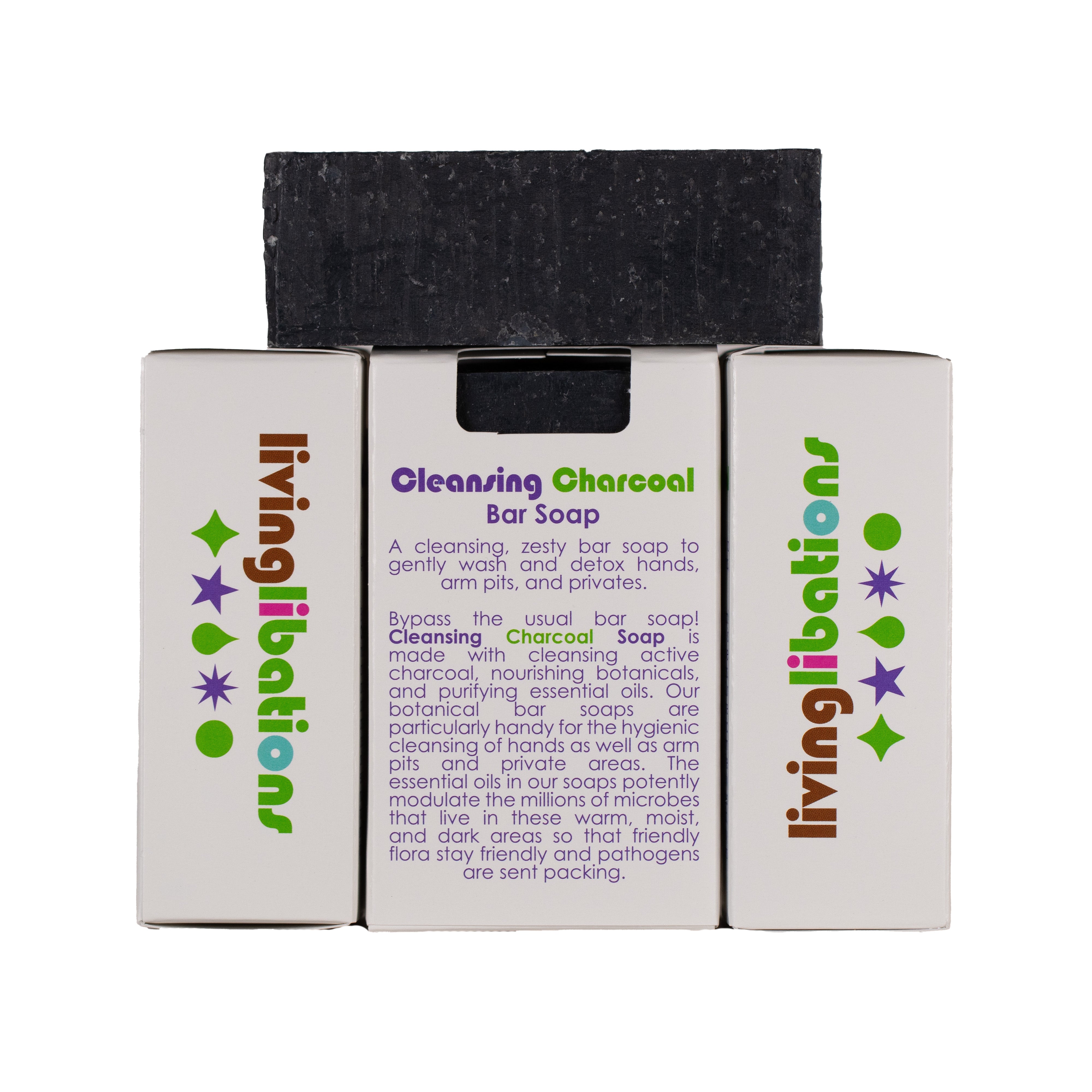 PURENACLE CHARCOAL CLEANSING SOAP 5個セット Cleansing Charcoal - Bar Soap – Living Libations CA
