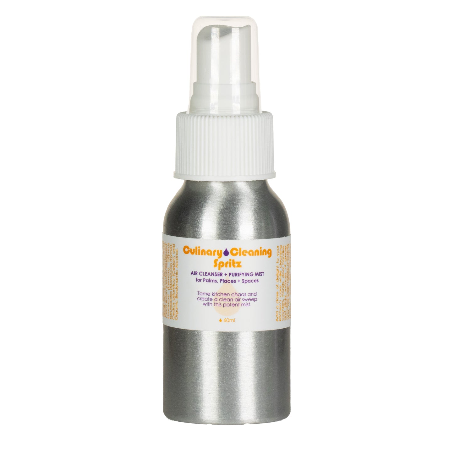 Culinary Cleaning Spritz - Air Cleanser + Purifying Mist for Palms, Places + Spaces