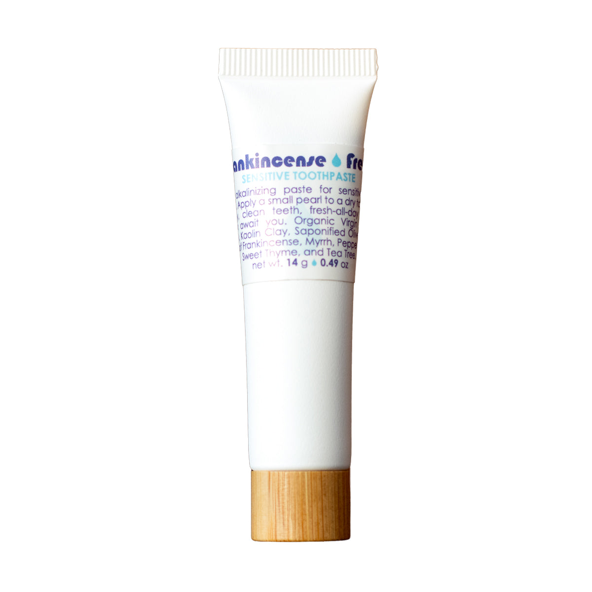 Living Libations Frankincense Fresh Sensitive Toothpaste Oral Care Tooth Mouth Myrrh Peppermint Clean Dental Fresh Tea Tree Cavity 
