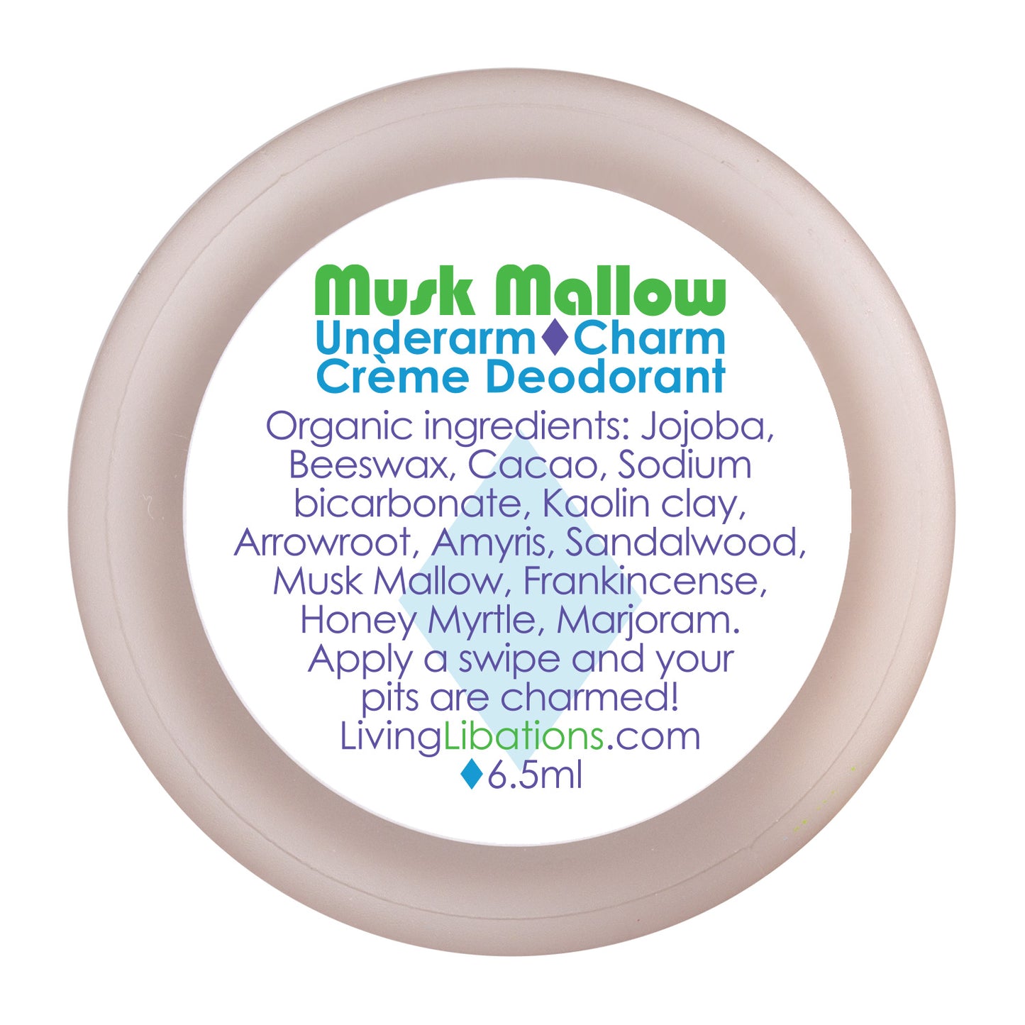 Musk Mallow - Underarm Charm Crème Deodorant