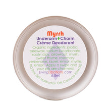Load image into Gallery viewer, Underarm Charm Crème Deodorant - Myrrh