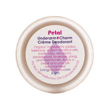 Load image into Gallery viewer, Underarm Charm Crème Deodorant - Petal