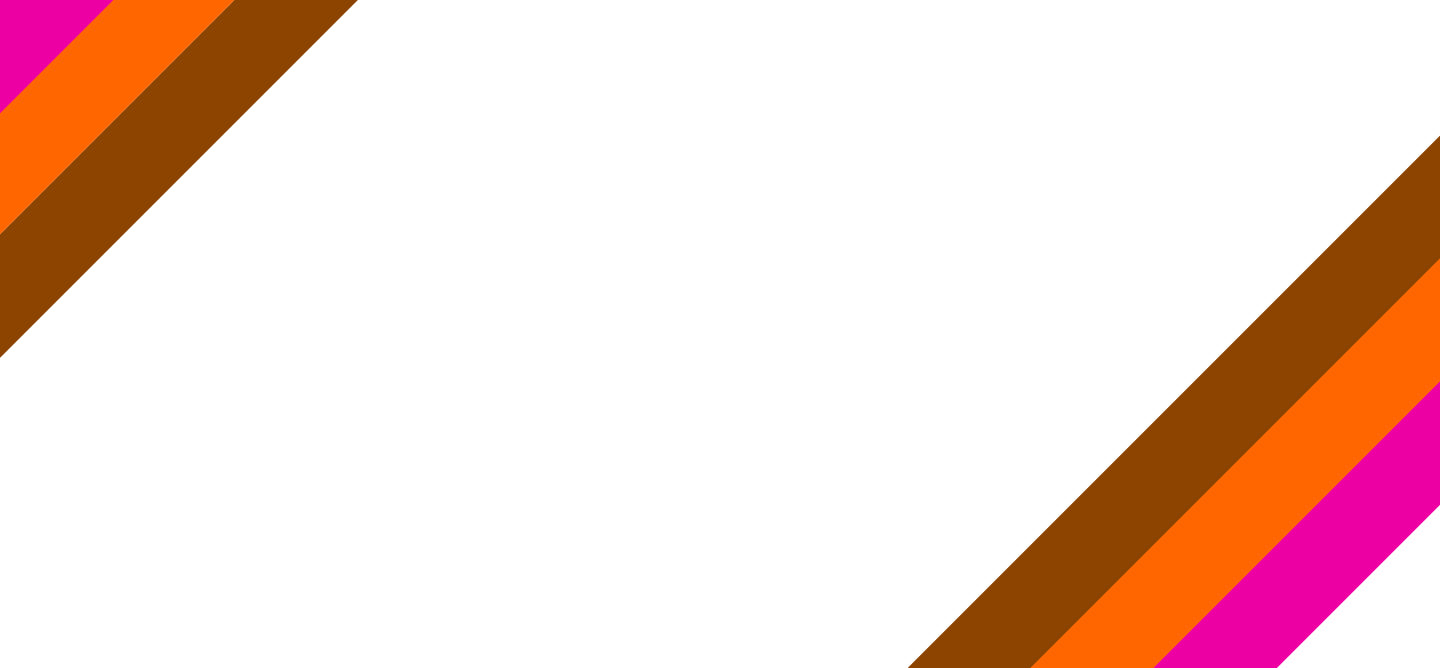 Colorful diagonal stripes on a white background